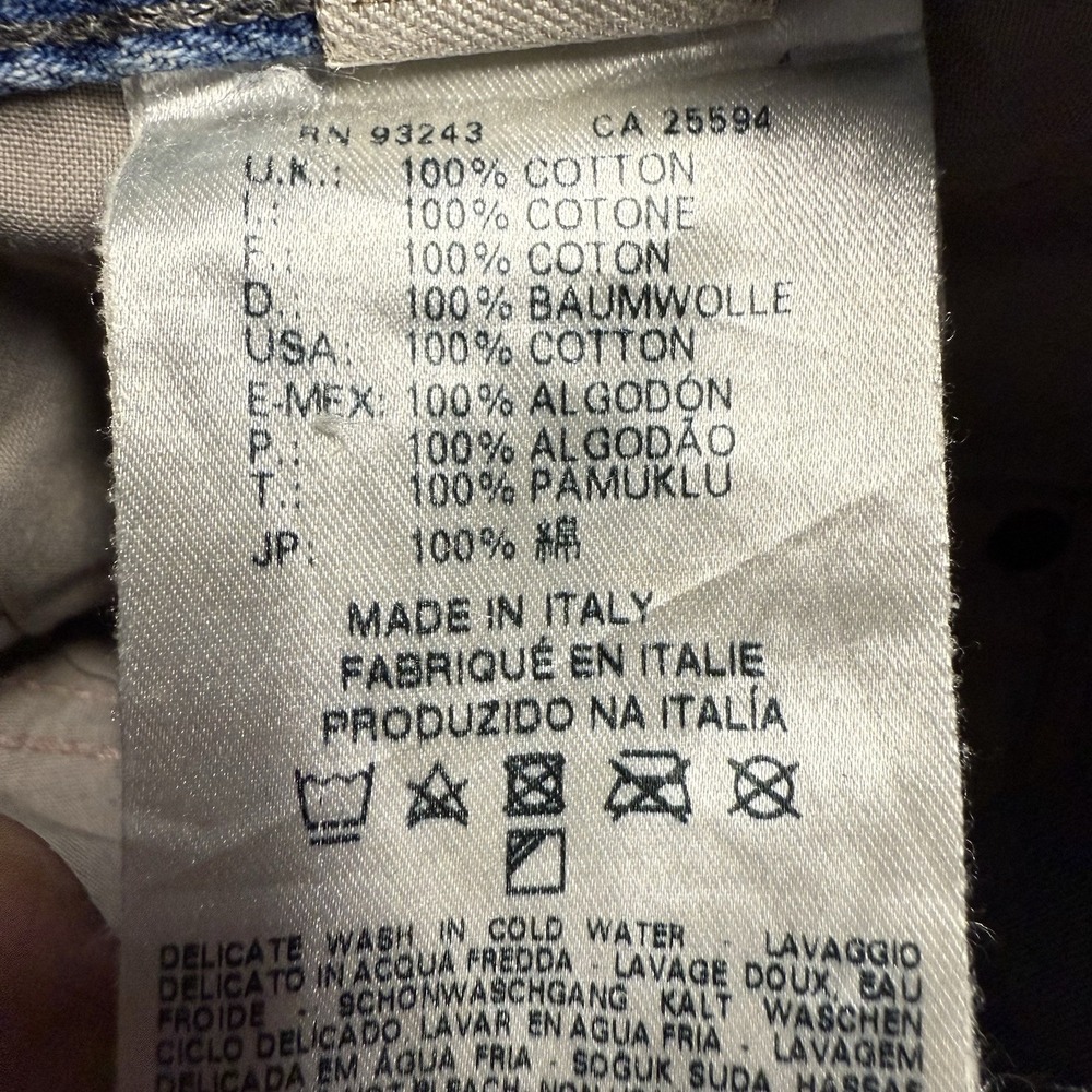 Diesel Jeans Men 29x28 Blue‎ Belther Slim Taper Light Wash Thrashed Rockstar Y2K - Picture 12 of 13